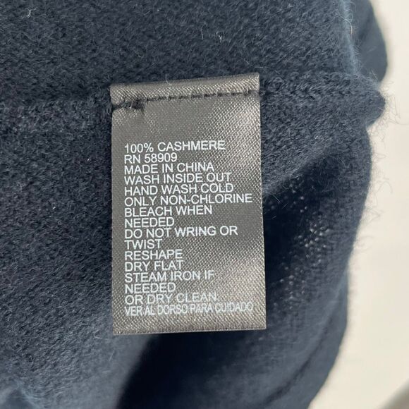 NWT ANTONIO MELANI Cashmere Zoe Cardigan Sweater Women's XL Black Open Shawl New - Picture 7 of 12